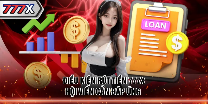 Điều kiện rút tiền 777X hội viên cần đáp ứng 